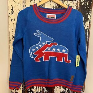 Women’s Tipsy Elves NWT Democratic political sweater.  Size S.